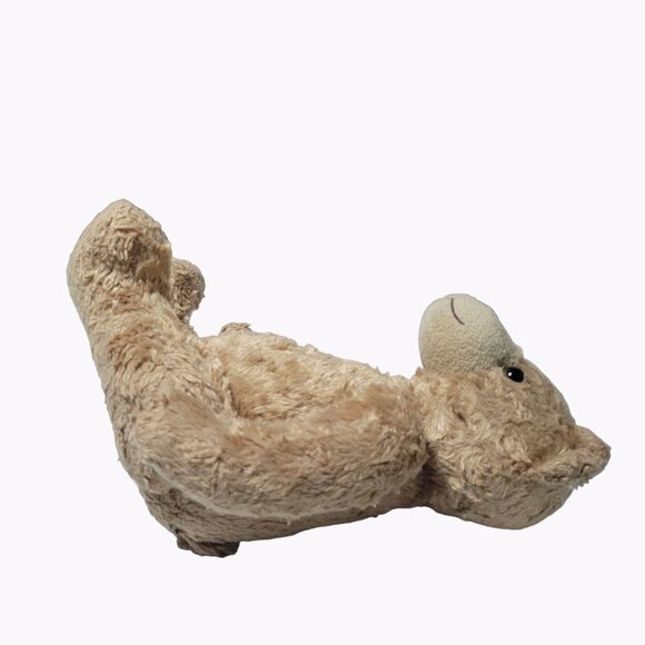 FAO Schwarz Teddy Bear 14 inch Plush Tan Fuzzy Stuffed Animal Toy Stitched Foot - Picture 3 of 7